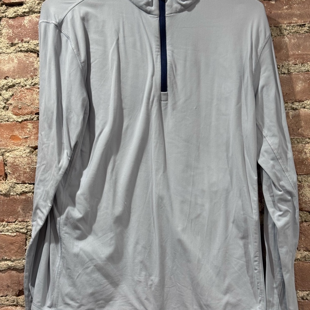 Greyson Light Gray Quarter-Zip Pullover - image 1